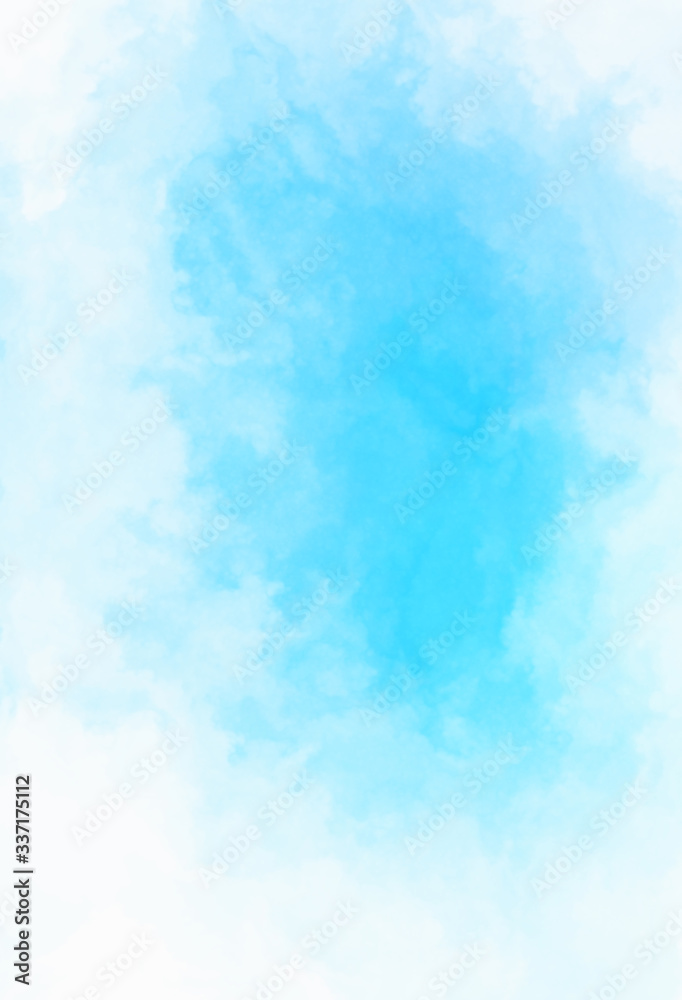 Watercolor painted background. Abstract Illustration wallpaper. Brush stroked painting. 2D Illustration.