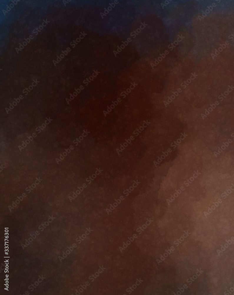 Naklejka premium Watercolor painted background. Abstract Illustration wallpaper. Brush stroked painting. 2D Illustration.