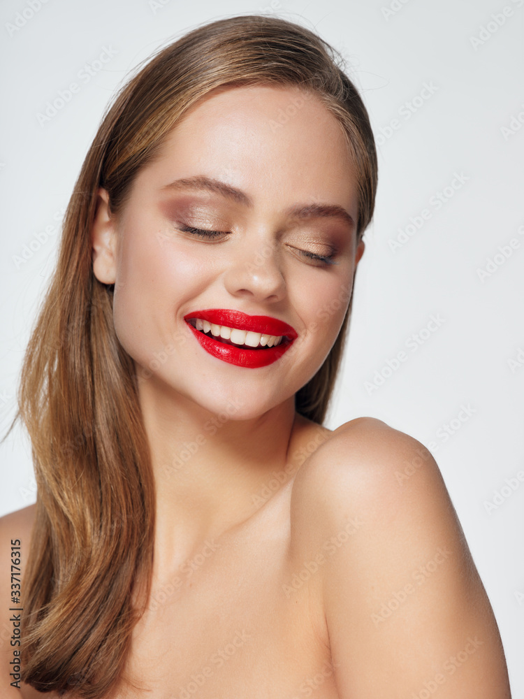 Obraz premium beautiful woman charm lifestyle model cosmetics luxury