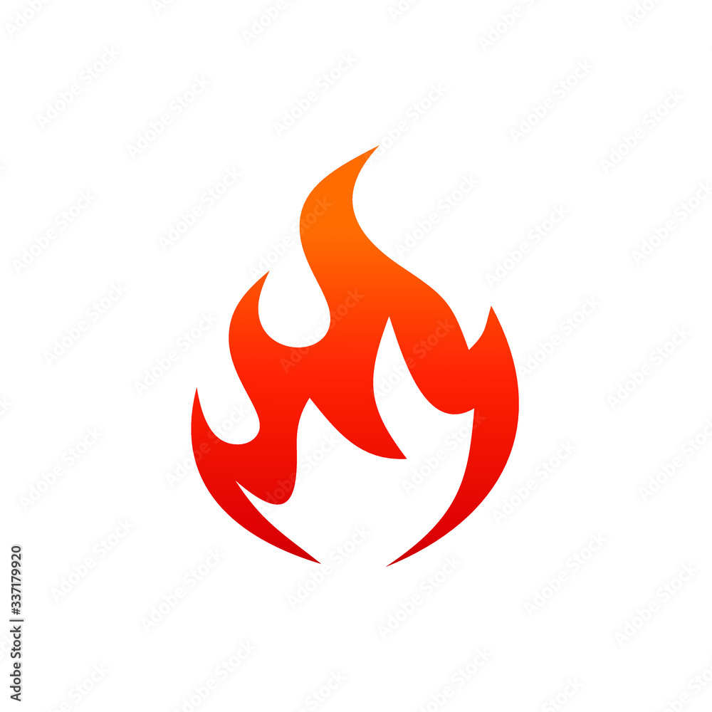 Fire abstract logo design vector Fire abstract logo design vector