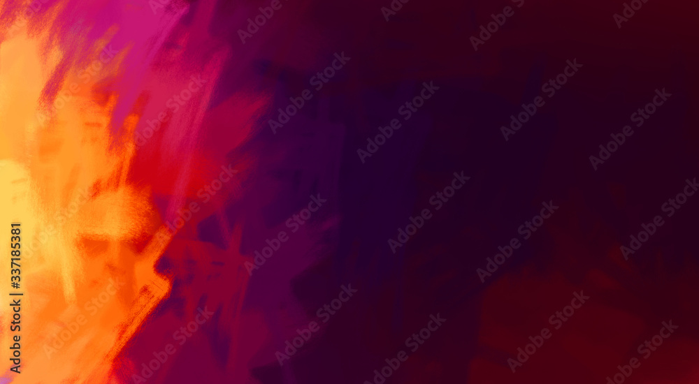 Fototapeta premium Brushed Painted Abstract Background. Brush stroked painting. Artistic vibrant and colorful wallpaper.