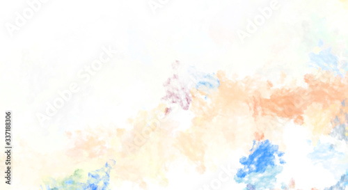 Brushed Painted Abstract Background. Brush stroked painting. Strokes of paint. 2D Illustration.