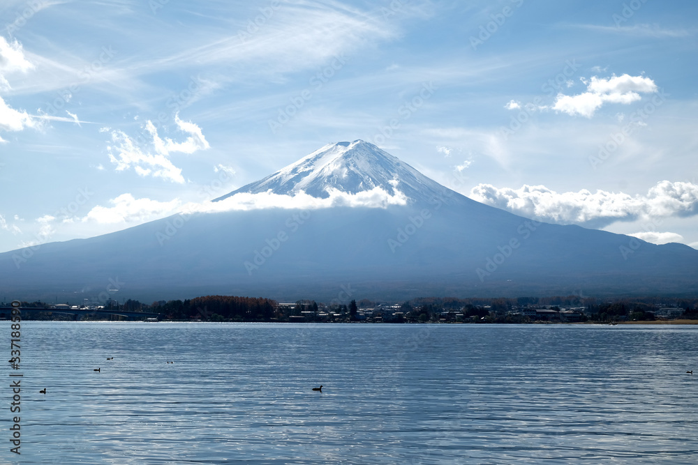Fuji Mountain Morning on Lake Kawaguchiko