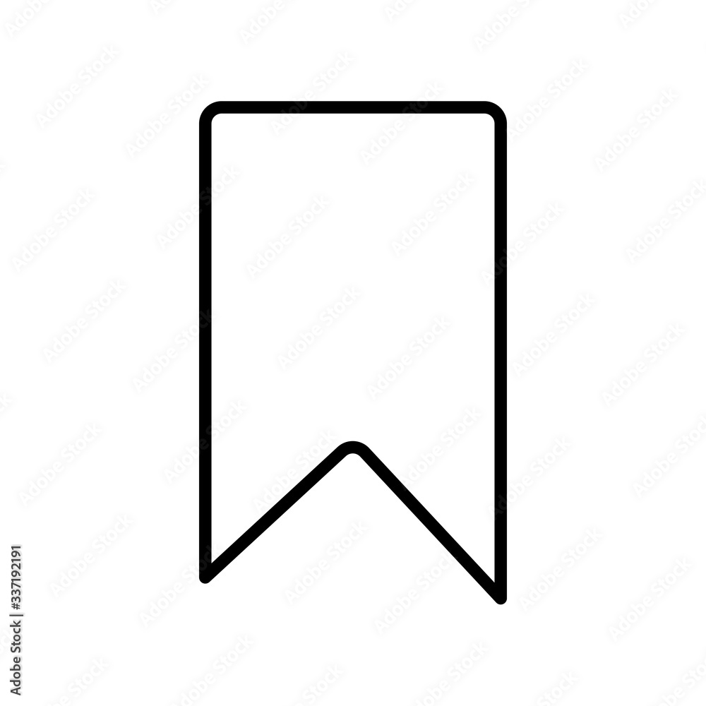 Bookmark icon outline style Bookmark icon outline style