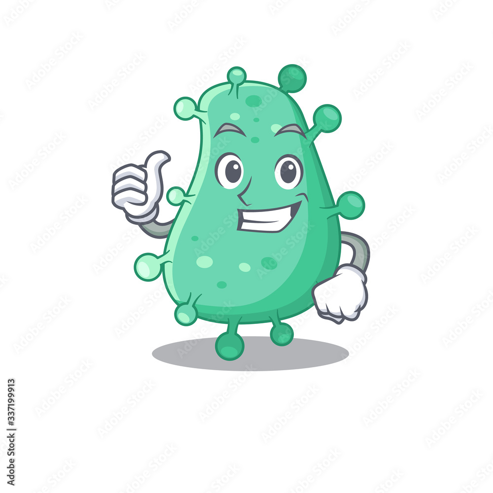 agrobacterium tumefaciens cartoon character design making OK gesture agrobacterium tumefaciens cartoon character design making OK gesture