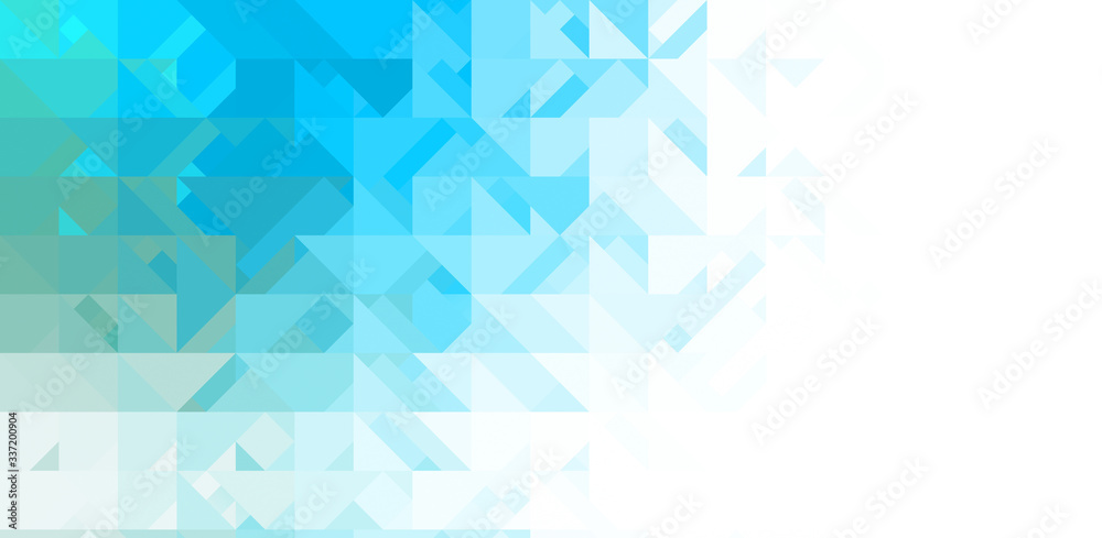 Obraz premium Intersecting shapes design on white background. Abstract minimalistic wallpaper. Colorful geometric template.