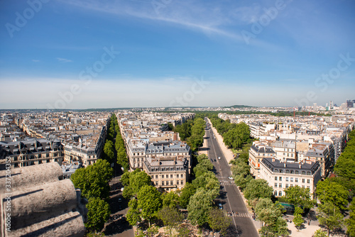 Tableau sur toile Paris Skyline