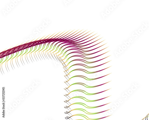 Abstract background blend wave line design for Wallpaper, Banner, Background, Card, Book Illustration, landing page