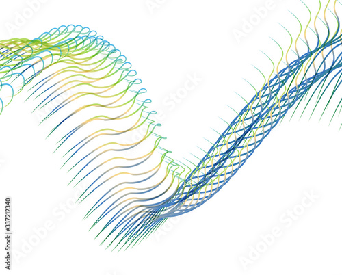 Abstract background blend wave line design for Wallpaper, Banner, Background, Card, Book Illustration, landing page