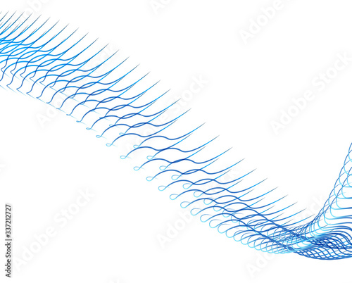 Abstract background blend wave line design for Wallpaper, Banner, Background, Card, Book Illustration, landing page