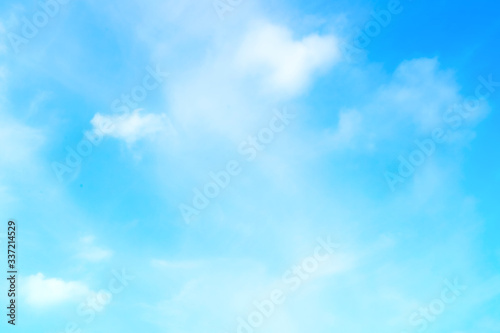 blue sky with beautiful natural white clouds