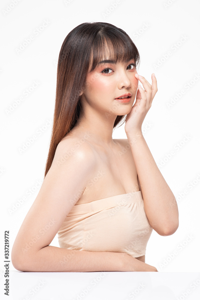 Beauty asian women portrait face with natural skin and skin care healthy hair and skin close up face beauty portrait. Beauty asian women portrait face with natural skin and skin care healthy hair and skin close up face beauty portrait.