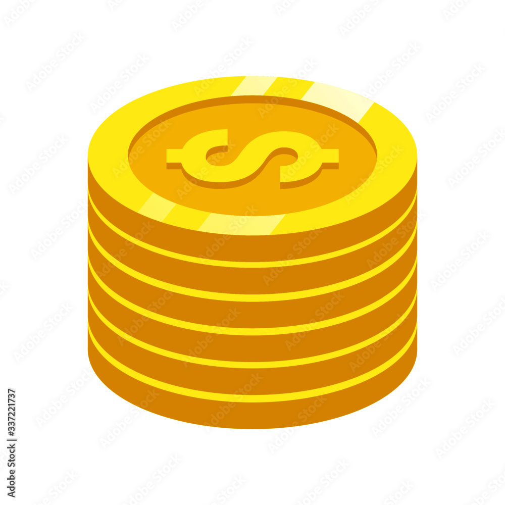 The best Coin icon, illustration vector. Suitable for many purposes. The best Coin icon, illustration vector. Suitable for many purposes.