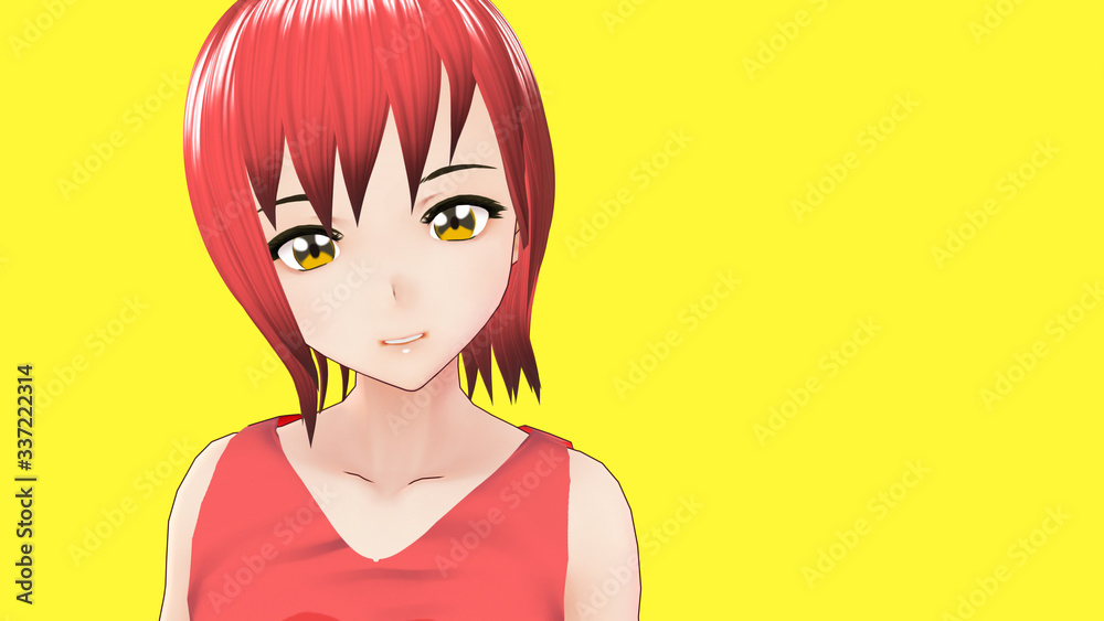 Anime Girl Cartoon Character Japanese Girl with a smile and Background it's Anime Manga Girl from Japan Anime Girl Cartoon Character Japanese Girl with a smile and Background it's Anime Manga Girl from Japan