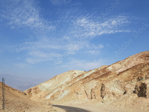 White mountains Surrounding Death Valley in California