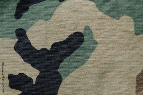 Camouflage fabric background photo