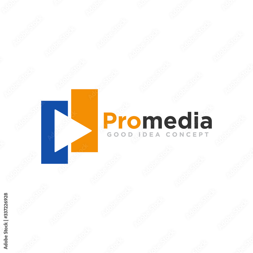 Media Player Logo Icon Design Vector Media Player Logo Icon Design Vector