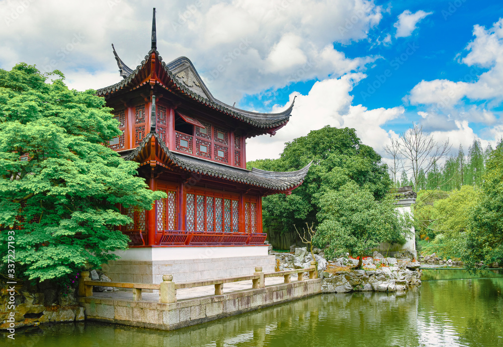Landscape of Grand View Garden in Shanghai, China Landscape of Grand View Garden in Shanghai, China