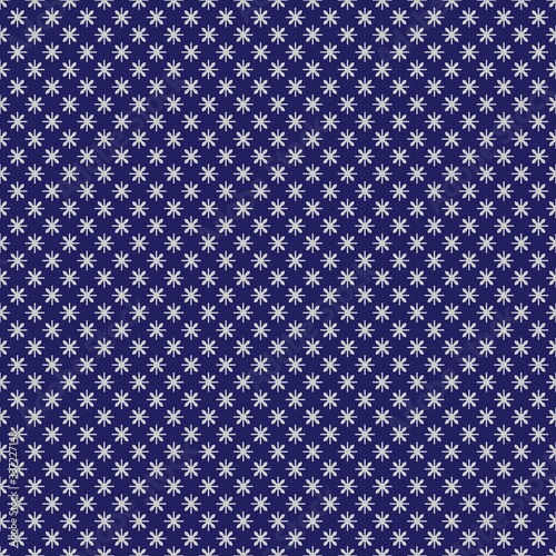 seamless abstract pattern in monochrome background. Geometrical ornamental vector pattern in blue and white textures.
