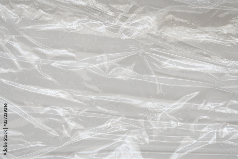 White plastic film wrap texture background White plastic film wrap texture background