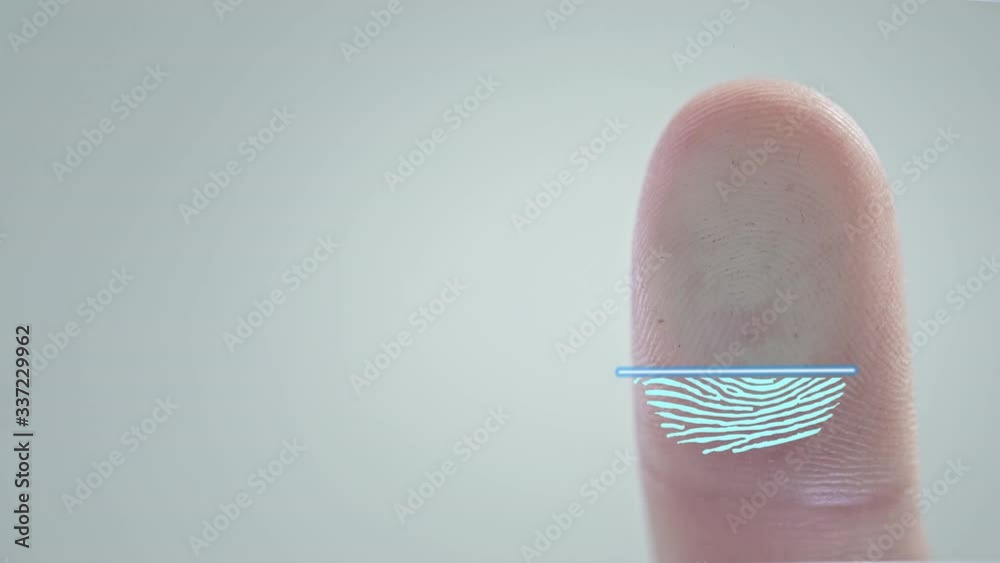 Digital processing of biometric fingerprint scanner. Security scanning of digital programs and fingerprint biometrics