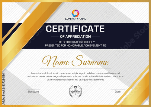 New creative multipurpose eps certificate template design for every sectors