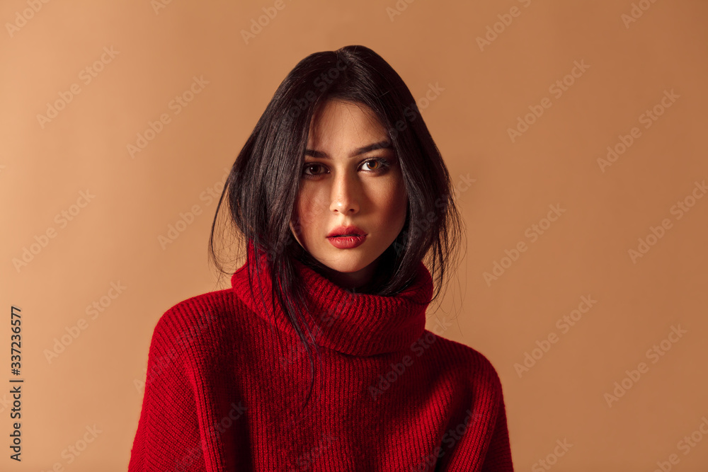 Casual style beautiful young girl Casual style beautiful young girl