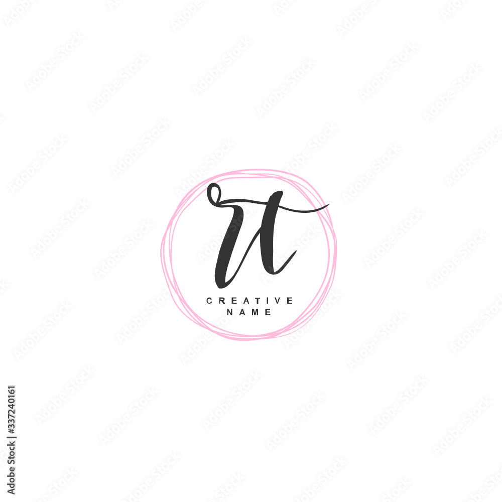 R T RT Initial logo template vector. Letter logo concept R T RT Initial logo template vector. Letter logo concept