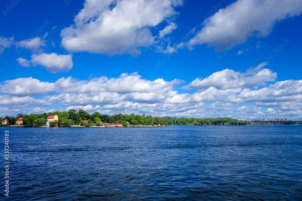 Gamla Stan landscape in Stockholm, Sweden