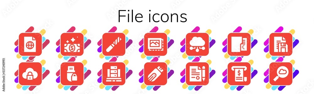 file icon set file icon set