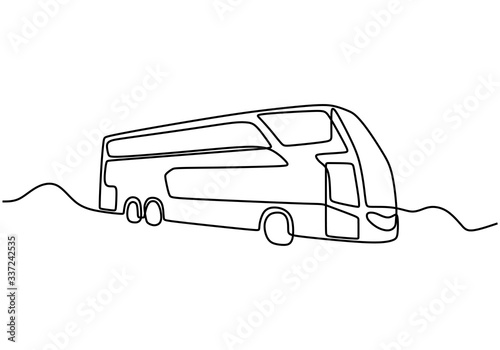 One line drawing of public ...