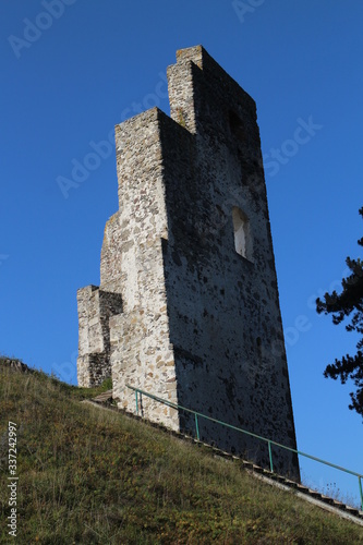 Dobra Niva castle in Podzamcok  in central Slovakia photo