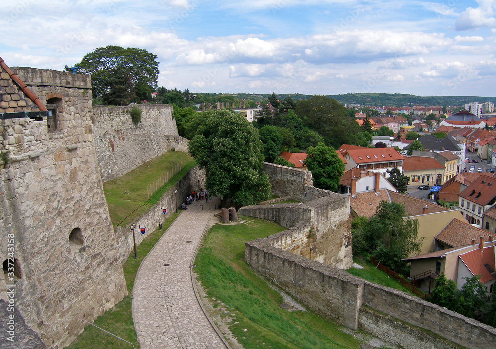 Eger castle, medieval castle in Eger, Hungary