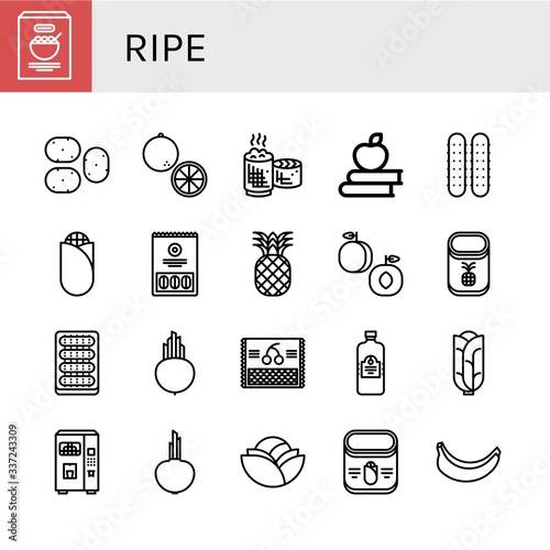 ripe icon set