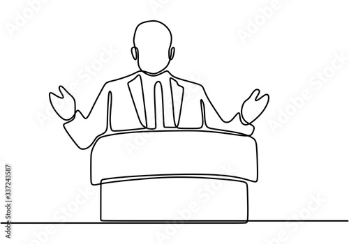 Continuous line drawing, a ...