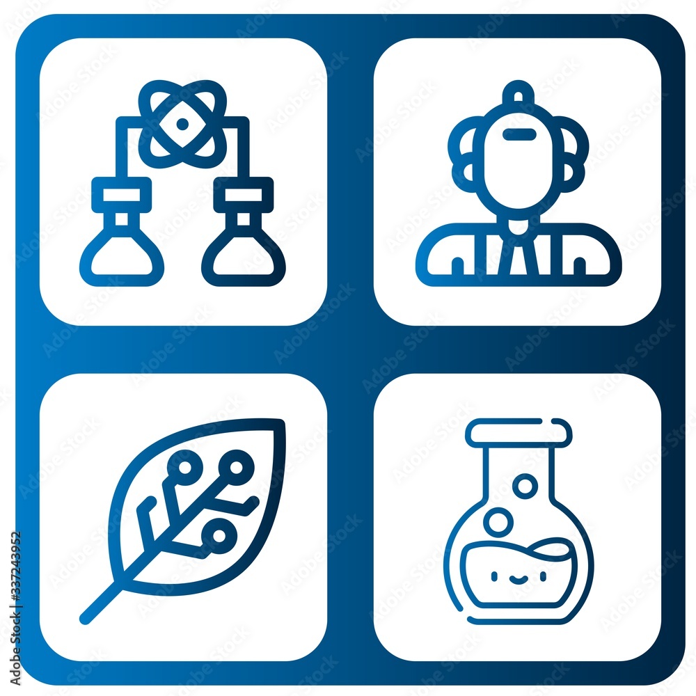 beaker simple icons set beaker simple icons set