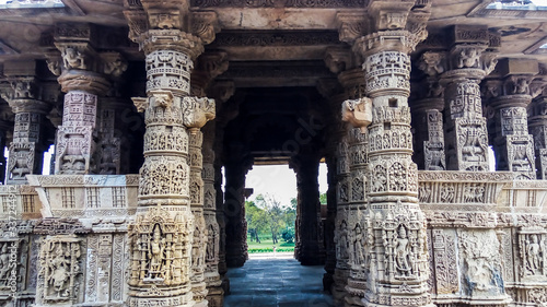 Heritage Sun temple of Modhera, Gujarat photo
