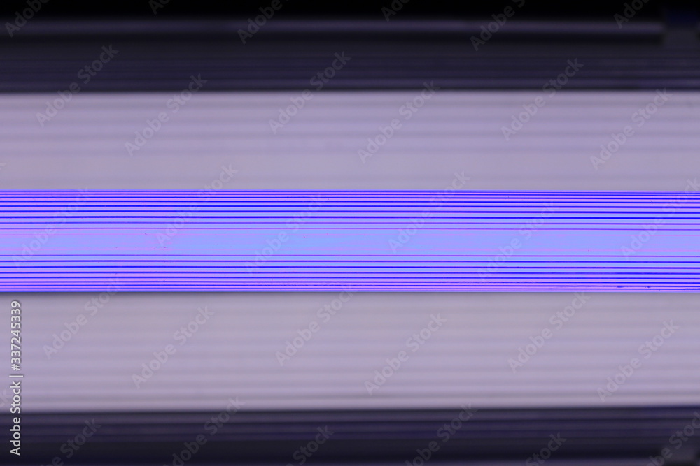 Fototapeta premium Horizontal stripes of light of different widths. Macro. Abstract . Russia.