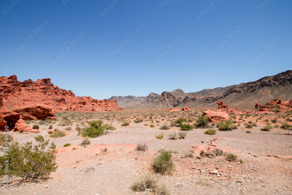 The Valley of Fire State Park is a reserved a few miles from Las Vegas.