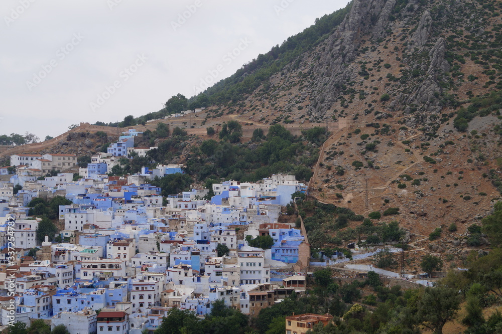view of the village of the mountains
