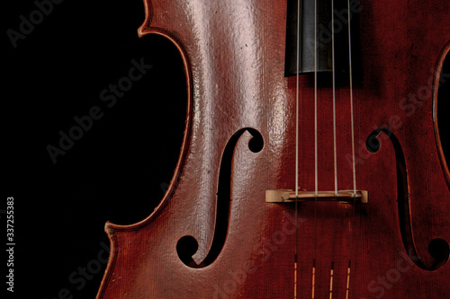 Close up of cello Fototapet