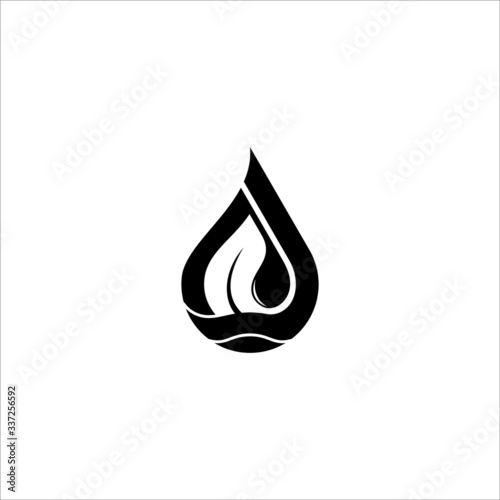 Water Drop Logo Vector
