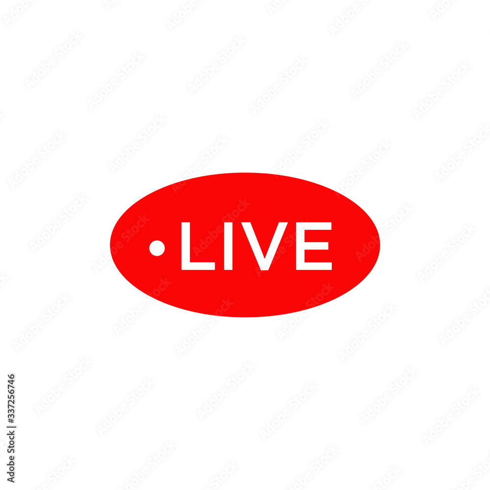 Live streaming text logo design template Live streaming text logo design template
