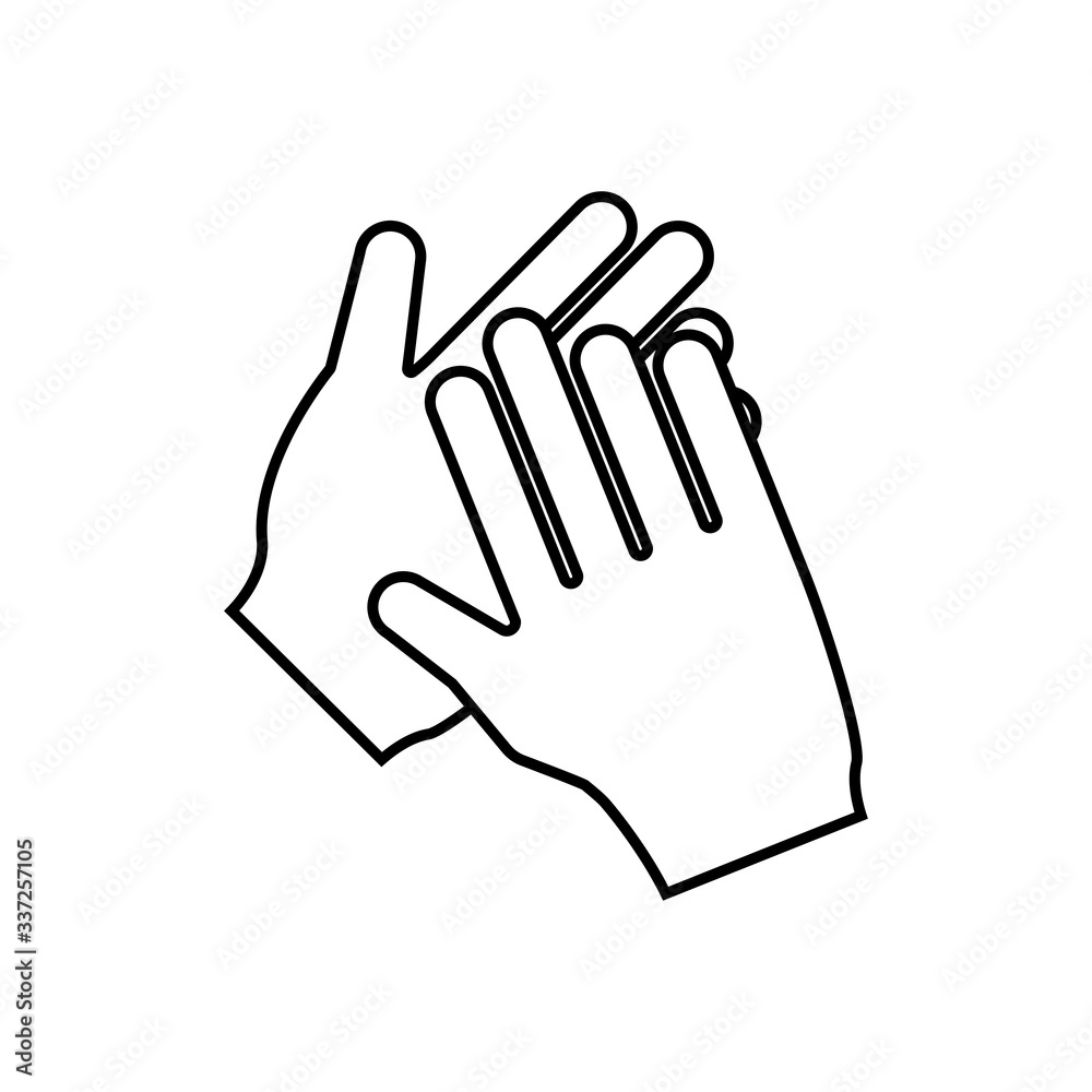 Applause, Clapping icon vector Applause, Clapping icon vector