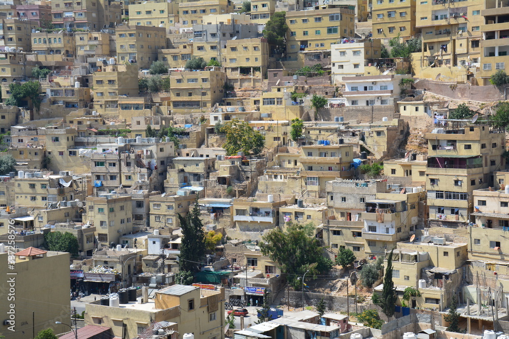 Vue Panoramique Amman Jordanie