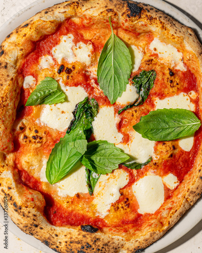 Photography margherita pizza