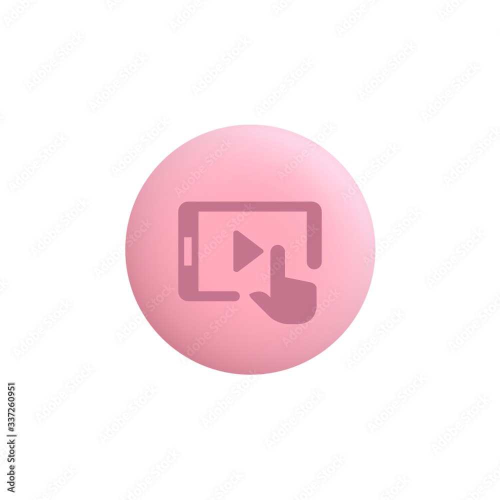 Video Marketing -  Modern App Button