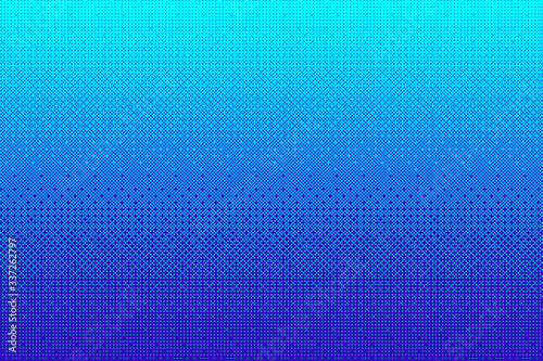 Pixel pattern background in blue, pink, purple color. Cyan 8 bit video game vector illustration. Abstract halftone texture . Retro arcade game photo