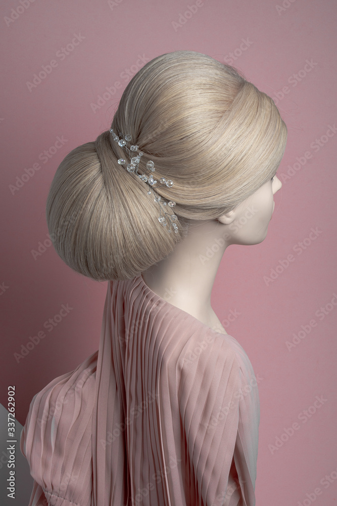 hair styling mannequin head Blonde