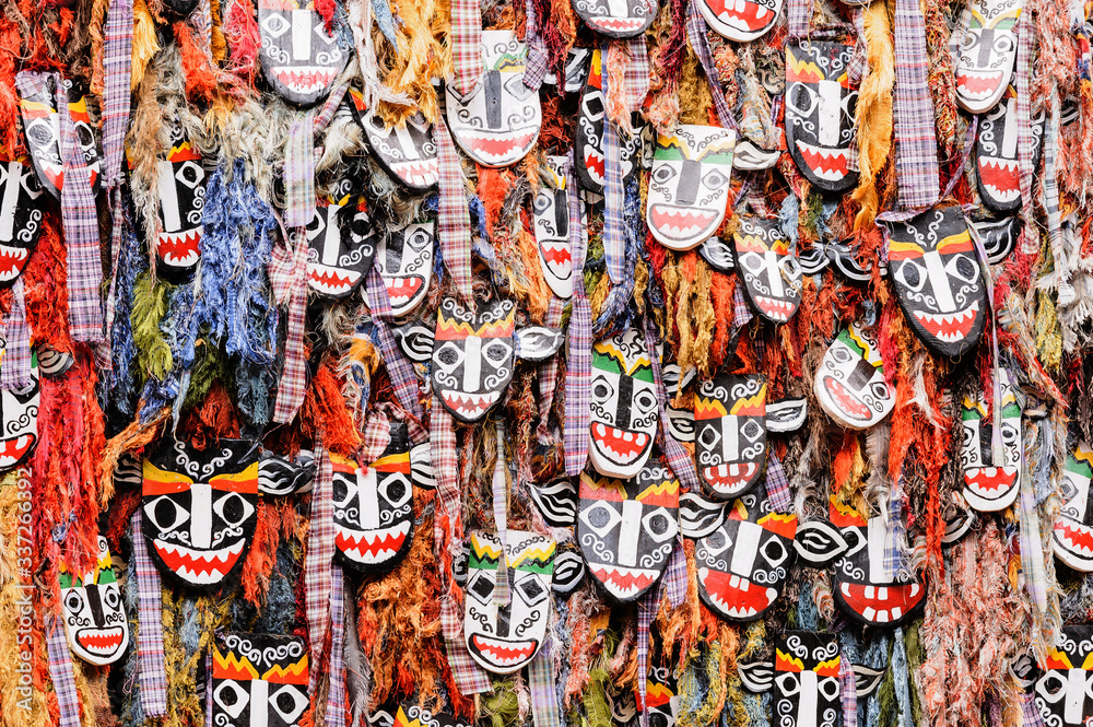 Fototapeta premium Masks ghost color in thaialnd 